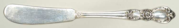 Heritage (Silverplate, 1953) Flat Handle Butter Spreader