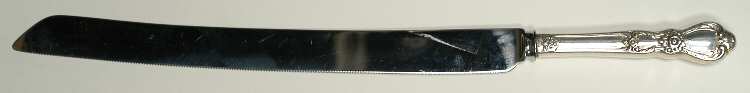 Heritage (Silverplate, 1953) Wedding Cake Knife with Stainless Blade