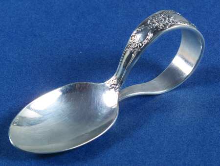 Heritage (Silverplate, 1953) Curved Handle Baby Spoon