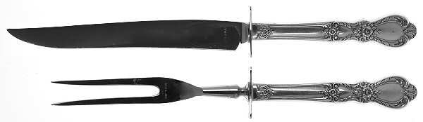 Heritage (Silverplate, 1953) Small Stainless Blade 2-Piece Steak Carving Set
