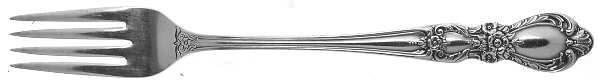 Heritage (Silverplate, 1953) Grille Fork (Viande)