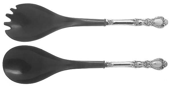 Heritage (Silverplate, 1953) Plastic Bowl 2-Piece Salad Set