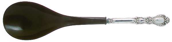 Heritage (Silverplate, 1953) Salad Serving Spoon with Plastic Bowl