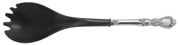 Heritage (Silverplate, 1953) Salad Serving Fork with Plastic Prongs