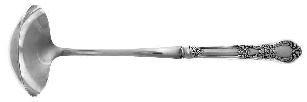 Heritage (Silverplate, 1953) Hollow Handle Soup Ladle with Solid Bowl