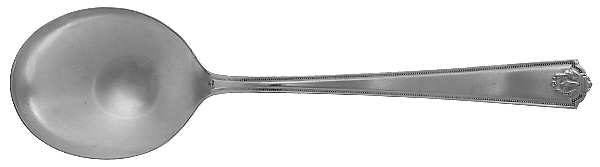 Homestead (Silverplate, 1922) Round Bowl Soup Spoon (Gumbo)