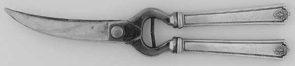 Homestead (Silverplate, 1922) Poultry Shears with Stainless Blades