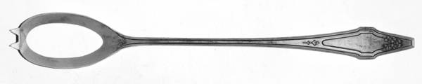 Hostess (Silverplate, 1921) Pierced Bowl Short Handle Olive Spoon