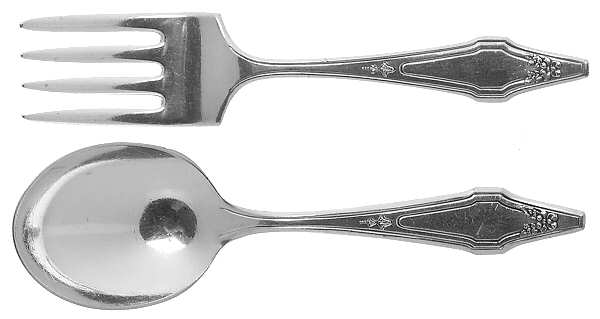 Hostess (Silverplate, 1921) 2 Pc Baby Set (BF, BS)