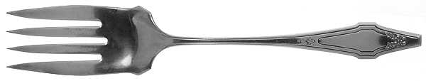 Hostess (Silverplate, 1921) Medium Solid Cold Meat Serving Fork