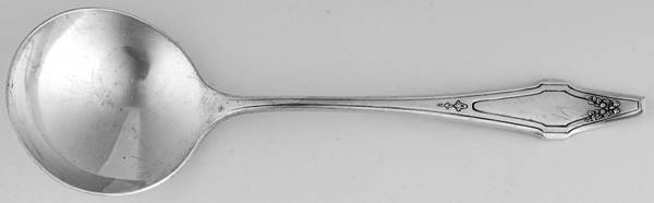 Hostess (Silverplate, 1921) Round Bowl Soup Spoon (Bouillon)
