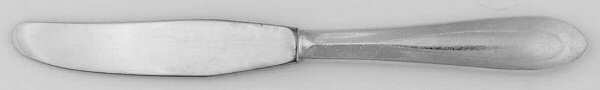 Hutton (Silverplate, 1960) Modern Hollow Butter Spreader (Stainless)
