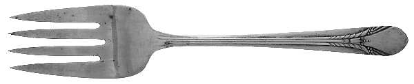 Inheritance (Silverplate) Medium Solid Cold Meat Serving Fork