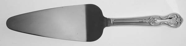 Inspiration-Magnolia (Silverplate-1951) Pie Server with Stainless Blade