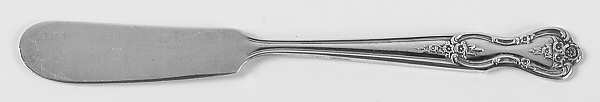 Inspiration-Magnolia (Silverplate-1951) Flat Handle Butter Spreader by International Silver