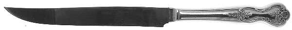 Inspiration-Magnolia (Silverplate-1951) Small Steak Carving Knife with Stainless Blade