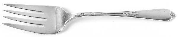 Inspiration (Silverplate-1933) Medium Solid Cold Meat Serving Fork