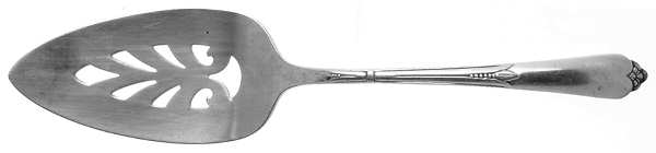 Inspiration (Silverplate-1933) Solid Pierced Pie Server by International Silver