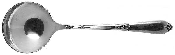 Inspiration (Silverplate-1933) Round Bowl Soup Spoon (Bouillon) by International Silver