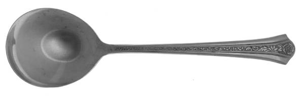 INS104 (STAINLESS) Round Bowl Soup Spoon (Bouillon)