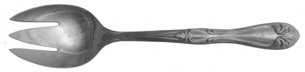 INS118 (STAINLESS) Small Solid Cold Meat Serving Fork by International Silver