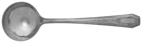 INS139 (SILVERPLATE) Round Bowl Soup Spoon (Bouillon)