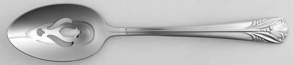 Tulip Time (Stainless) Pierced Tablespoon (Serving Spoon)