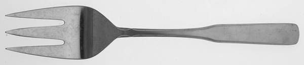 INS150 (Stainless) Medium Solid Cold Meat Serving Fork