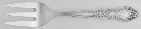 INS154 (STAINLESS) Medium Solid Cold Meat Serving Fork