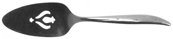 INS16 (STAINLESS) Pierced All Stainless Pie Server