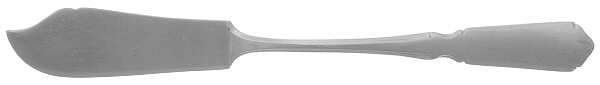 INS171 (STAINLESS) Flat Handle Master Butter Knife