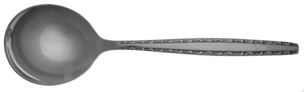 INS174 (STAINLESS) Round Bowl Soup Spoon (Cream Soup)