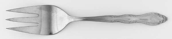 INS187 (STAINLESS) Medium Solid Cold Meat Serving Fork by International Silver