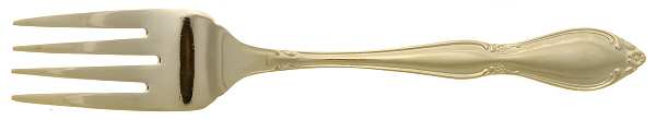 INS194 (GOLD ELECTPLT) Individual Salad Fork