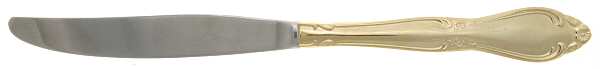 INS194 (GOLD ELECTPLT) Modern Solid Knife