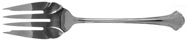 INS205 (STAINLESS) Medium Solid Cold Meat Serving Fork by International Silver
