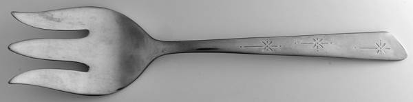 Galaxy (Stainless) Medium Solid Cold Meat Serving Fork