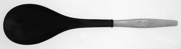 INS208 (STAINLESS) Salad Serving Spoon with Plastic Bowl