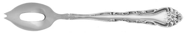 Abigail (Stainless) Olive Spoon Short with Pierced Bowl HC
