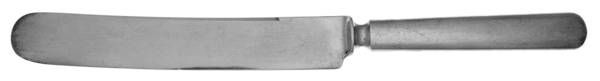Plain Round (Silverplate) Old French Solid Knife