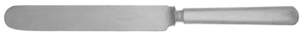 Plain Round (SILVERPLATE) Blunt Solid Knife