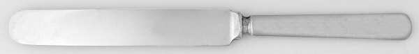 Plain Round (Silverplate) Blunt Solid Knife