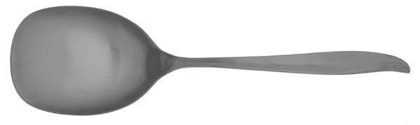 INS4 (STAINLESS) Solid Smooth Casserole Spoon