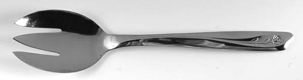INS55 (STAINLESS) Small Solid Cold Meat Serving Fork