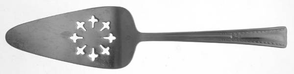 INS68 (STAINLESS) Pierced All Stainless Pie Server