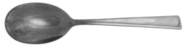 INS72 (STAINLESS) Solid Smooth Casserole Spoon