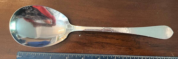 INS85 (SILVERPLATE) Solid Salad Serving Spoon by International Silver