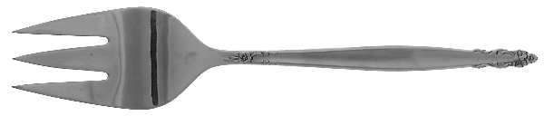 Inspiration (Stainless) Large Solid Cold Meat Serving Fork