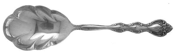 Interlude (Silverplate, 1971) Solid Shell Casserole Spoon by International Silver