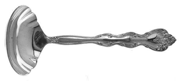 Interlude (Silverplate, 1971) Solid Gravy Ladle by International Silver